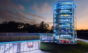 Carvana's 2nd 'vending machine' debuts in Houston. Online used car retailer Carvana opened its second fully automated vehicle “vending machine,” this time in Houston. Click on the above image to read the full article on Automotive News.