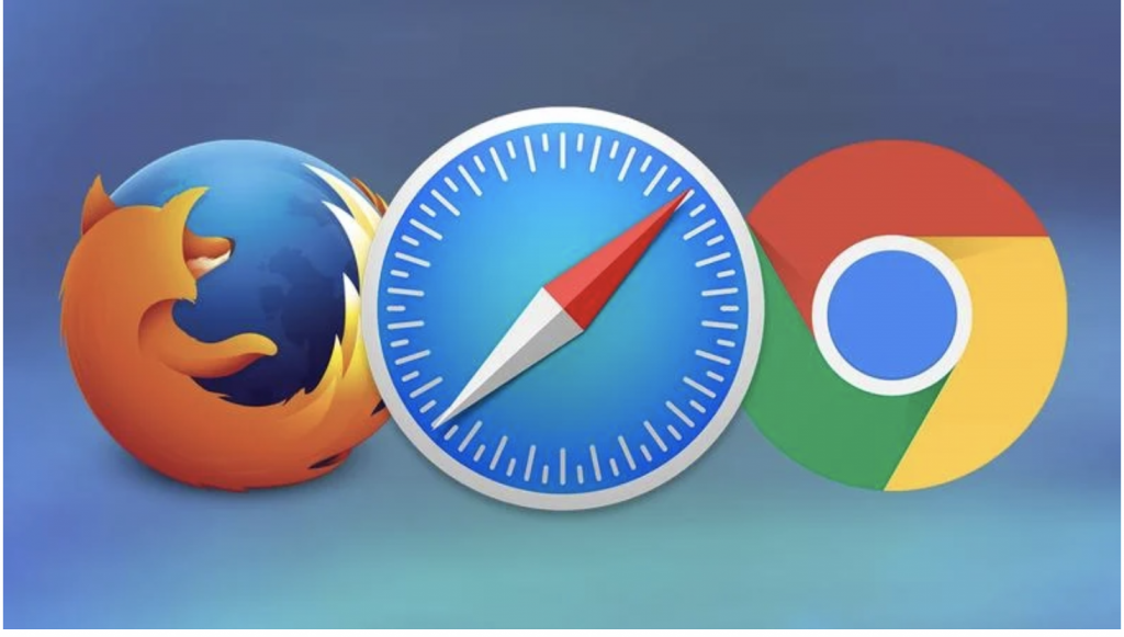 Firefox, Safari and Google Chrome Browsers